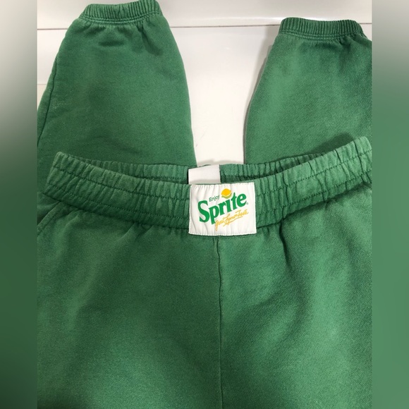 ZARA SPRITE HIGH WAISTED JOGGER PANTS ELASTIC WAISTBAND GREEN SIZE MEDIUM EUC - Picture 7 of 8